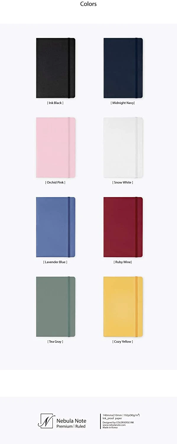 Nebula By Colorverse A5 Notebook In Snow White - Ruled 4 Nebula By Colorverse A5 Notebook In Snow White - Ruled - Image 4