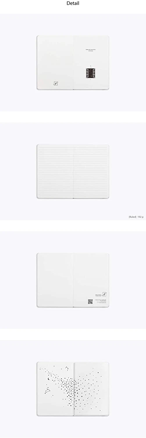 Nebula By Colorverse A5 Notebook In Snow White - Ruled 5 Nebula By Colorverse A5 Notebook In Snow White - Ruled - Image 5