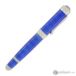 Aurora Duca Fountain Pen In Glazed Blue Lacquer - 18K Gold -Pen & Paper Store aurora duca fountain pen in glazed blue lacquer 18k gold 626