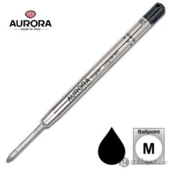 Aurora Long Life Ballpoint Pen Refill In Black -Pen & Paper Store aurora long life ballpoint pen refill in black 259