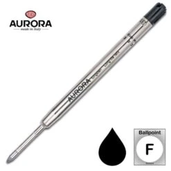 Aurora Long Life Ballpoint Pen Refill In Black