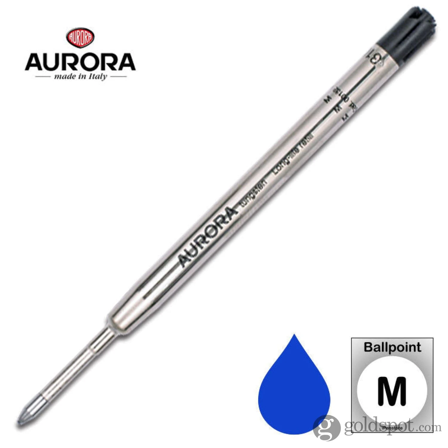 Aurora Long Life Ballpoint Pen Refill In Blue 2 Aurora Long Life Ballpoint Pen Refill In Blue - Image 2