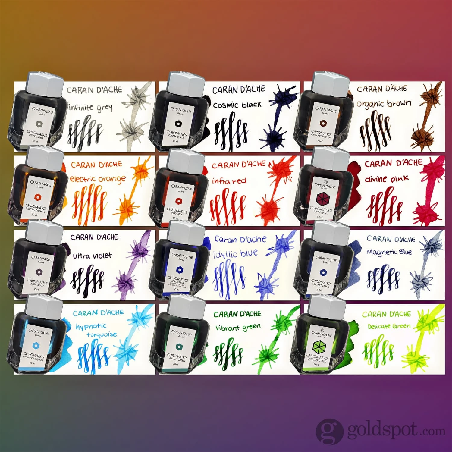 Caran D'Ache Chromatics Bottled Ink In Divine Pink - 50 ML 4 Caran D'Ache Chromatics Bottled Ink In Divine Pink - 50 ML - Image 4