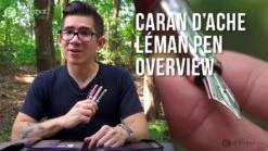 Caran D'Ache Léman Ballpoint Pen In Bicolor White & Silver -Pen & Paper Store caran d ache leman ballpoint pen in bicolor white silver 333