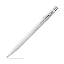 Caran D'Ache 844 Metal Collection Mechanical Pencil In White - 0.7mm