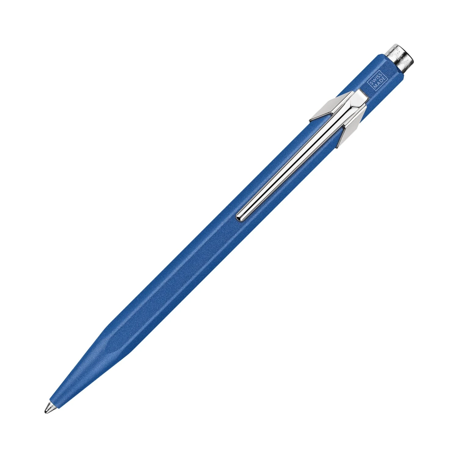 Caran D'Ache 849 COLORMAT-X Ballpoint Pen In Blue 1 Caran D'Ache 849 COLORMAT-X Ballpoint Pen In Blue