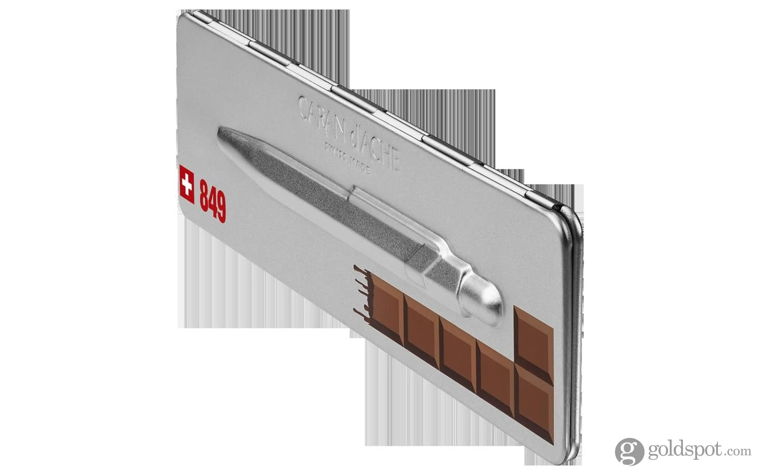 Caran D'Ache 849 Totally Swiss Ballpoint Pen In Chocolate Bar 3 Caran D'Ache 849 Totally Swiss Ballpoint Pen In Chocolate Bar - Image 3