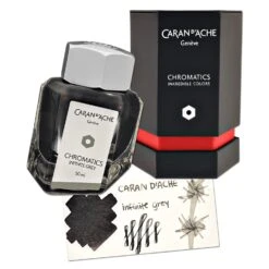 Caran D'Ache Chromatics Bottled Ink In Infinite Grey - 50 ML