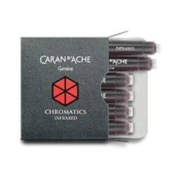 Caran D'Ache Chromatics Ink Cartridges In Infra Red - Pack Of 6