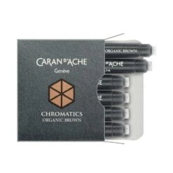 Caran D'Ache Chromatics Ink Cartridges In Organic Brown - Pack Of 6