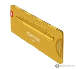 Caran D'Ache Metal Collection Mechanical Pencil In Goldbar -Pen & Paper Store caran dache metal collection mechanical pencil in goldbar 323