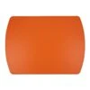 Girologio Repurposed Leather Writing Mat In Orange
