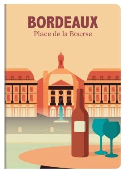 Clairefontaine France Collection Notebook In Bordeaux, Lined - 6 X 8.25 (A5)