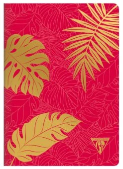 Clairefontaine Neo Deco Notebook In Madder Red, Lined - 6 X 8.25 (A5)