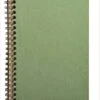 Clairefontaine Wirebound Lined Notebook In Green - 6x8-1-4 60