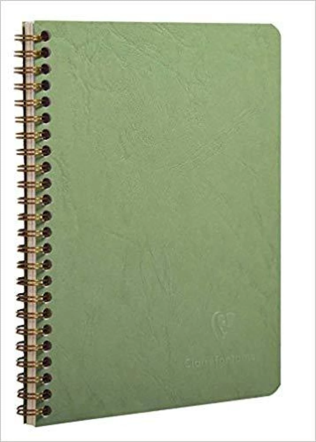 Clairefontaine Wirebound Lined Notebook In Green - 6x8-1-4 60 1 Clairefontaine Wirebound Lined Notebook In Green - 6x8-1-4 60