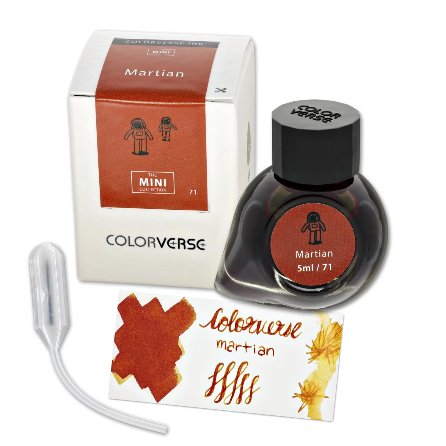 Colorverse The Red Planet Mini Bottled Ink In Martian - 5mL 1 Colorverse The Red Planet Mini Bottled Ink In Martian - 5mL
