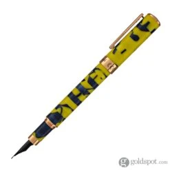 Conklin Stylograph Mosaic Fountain Pen In Yellow/Blue -Pen & Paper Store conklin stylograph mosaic fountain pen in yellowblue 379