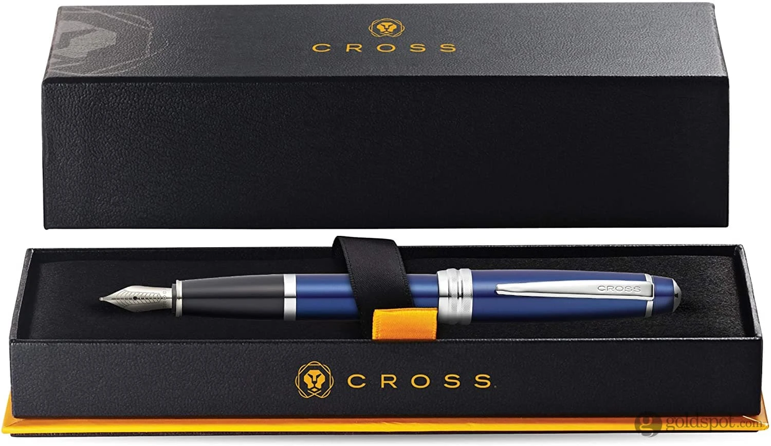 Cross® Cross Bailey Fountain Pen In Blue Lacquer - Medium 2 Cross® Cross Bailey Fountain Pen In Blue Lacquer - Medium - Image 2