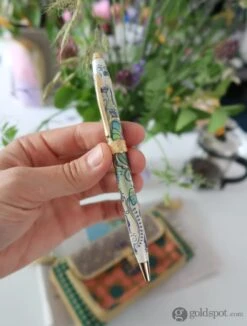 Cross® Cross Botanica Ballpoint Pen In Green Daylily With 23K Gold Trim -Pen & Paper Store cross botanica ballpoint pen in green daylily with 23k gold trim 896
