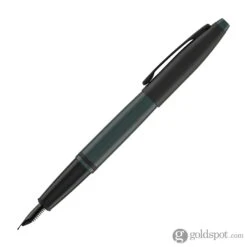 Cross® Cross Calais Fountain Pen In Matte Green Lacquer With Black Trim -Pen & Paper Store cross calais fountain pen in matte green lacquer with black trim 394