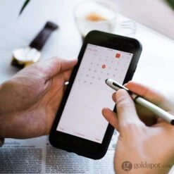 Cross® Cross Tech 3+ Multi Functional Pen In Lustrous Chrome With Chrome Trim -Pen & Paper Store cross tech 3 multi functional pen in lustrous chrome with trim 655