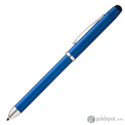 Cross® Cross Tech 3+ Multi Functional Pen In Metallic Blue With Chrome Trim -Pen & Paper Store cross tech 3 multi functional pen in metallic blue with chrome trim 493
