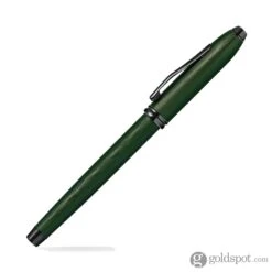Cross® Cross Townsend Fountain Pen In Green PVD Micro Knurl -Pen & Paper Store cross townsend fountain pen in green pvd micro knurl 375