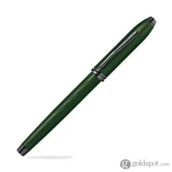 Cross® Cross Townsend Fountain Pen In Green PVD Micro Knurl -Pen & Paper Store cross townsend fountain pen in green pvd micro knurl 901