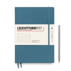 Leuchtturm 1917 Composition Hardcover Dot Grid Notebook In Stone Blue - B5