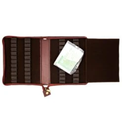 Girologio 24 Zippered Pen Case In Antique Brown -Pen & Paper Store dc2421d5 7d97 4f00 9ca8 65f7ce179a1b