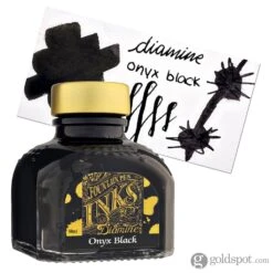 Diamine Bottled Ink In Onyx Black -Pen & Paper Store diamine bottled ink in onyx black 593