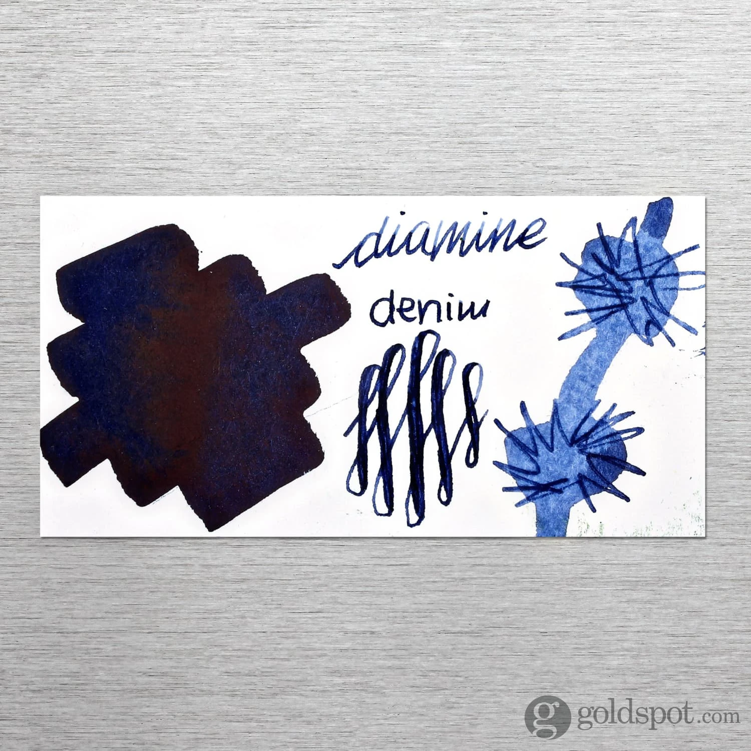 Diamine Classic Bottled Ink In Denim Blue 2 Diamine Classic Bottled Ink In Denim Blue - Image 2