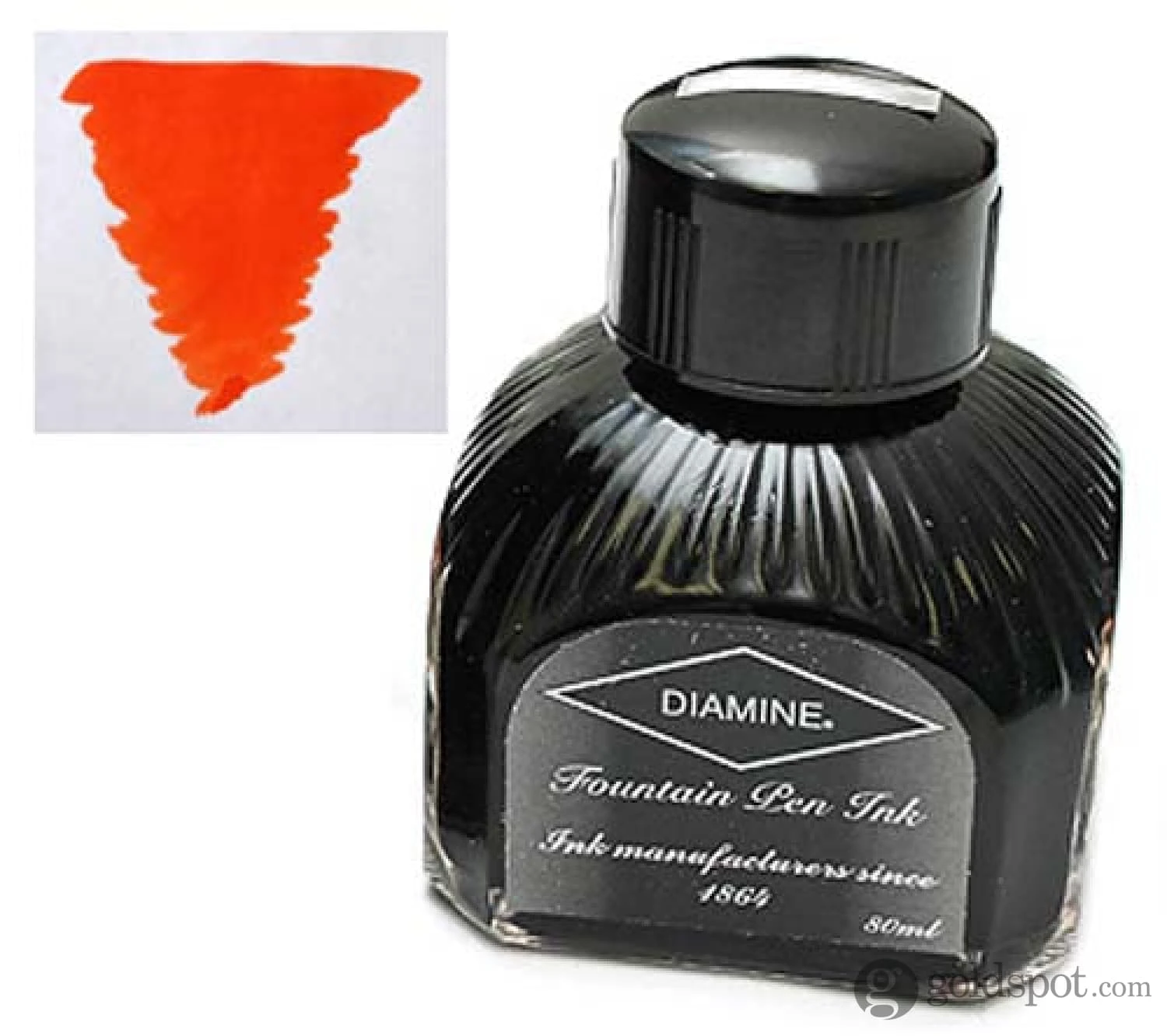 Diamine Classic Bottled Ink In Sunset Orange 4 Diamine Classic Bottled Ink In Sunset Orange - Image 4