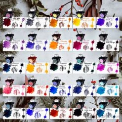 Diamine Inkvent Red Edition Shimmer & Sheen Bottled Ink In Stargazer - 50 ML -Pen & Paper Store diamine inkvent red edition shimmer sheen bottled ink in stargazer 50 ml 825