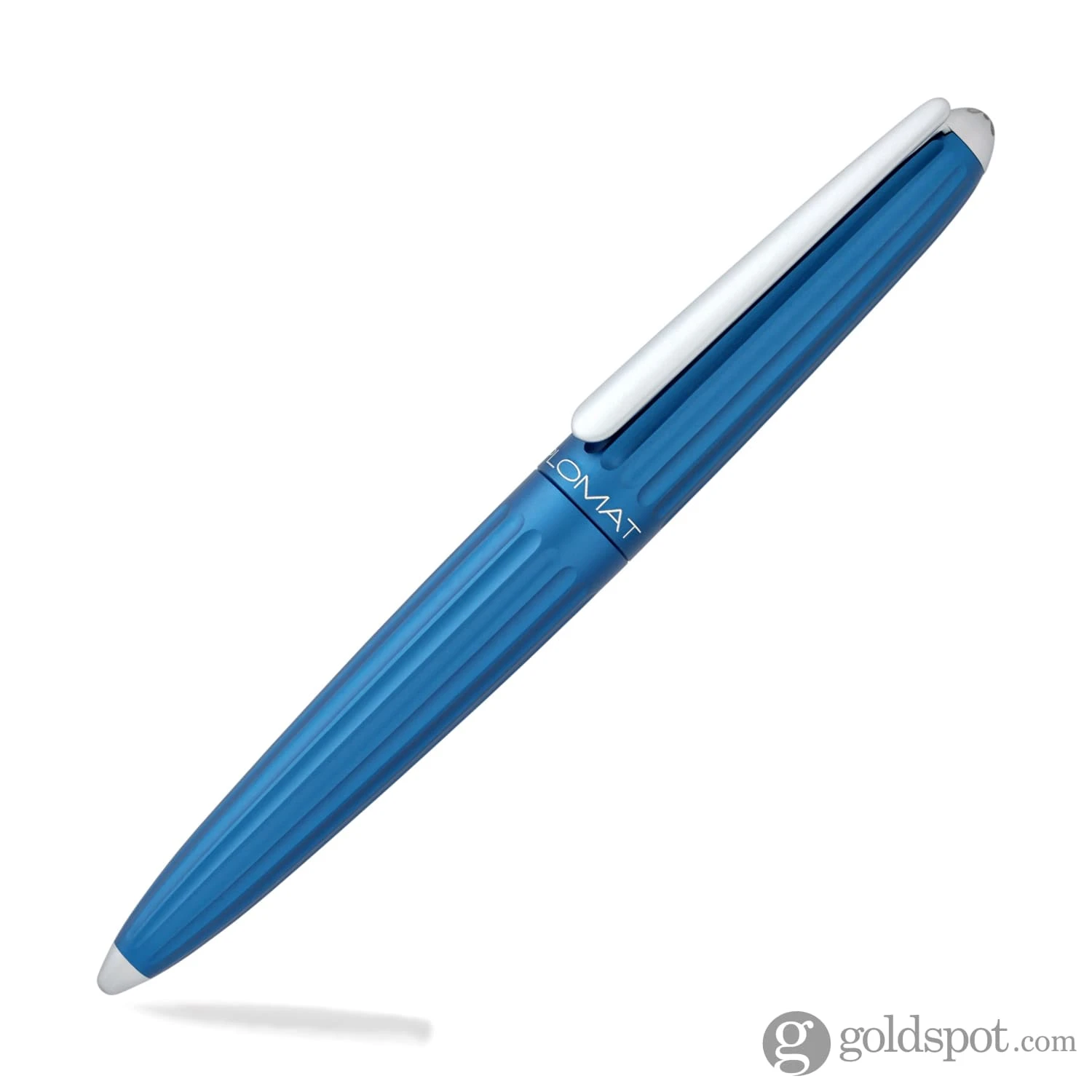 Diplomat Aero Rollerball Pen In Blue 6 Diplomat Aero Rollerball Pen In Blue - Image 6