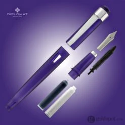 Diplomat Magnum Demo Fountain Pen In Purple -Pen & Paper Store diplomat magnum demo fountain pen in purple 820