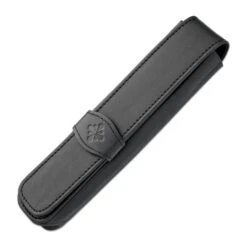 Diplomat Single Pen Case Fine Leather In Black