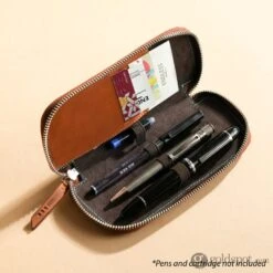Endless Companion Leather Adjustable Pen Pouch - 3 Pens Brown 9 Endless Companion Leather Adjustable Pen Pouch - 3 Pens Brown -Pen & Paper Store endless companion leather adjustable pen pouch 3 pens brown 371