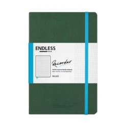 Endless Recorder A5 Notebook In Forest Canopy With The 80gsm Regalia Paper - Ruled