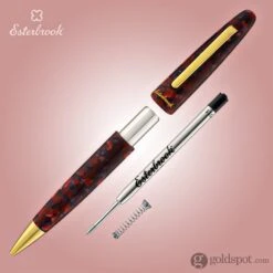 Esterbrook Estie Ballpoint Pen In Scarlet With Gold Trim -Pen & Paper Store esterbrook estie ballpoint pen in scarlet with gold trim 222