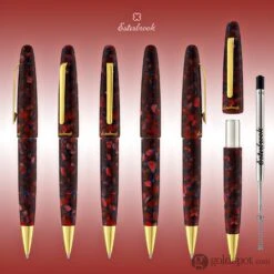 Esterbrook Estie Ballpoint Pen In Scarlet With Gold Trim -Pen & Paper Store esterbrook estie ballpoint pen in scarlet with gold trim 659
