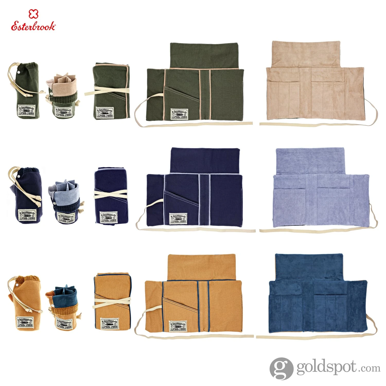 Esterbrook Pen Roll In Army Green 6 Esterbrook Pen Roll In Army Green - Image 6