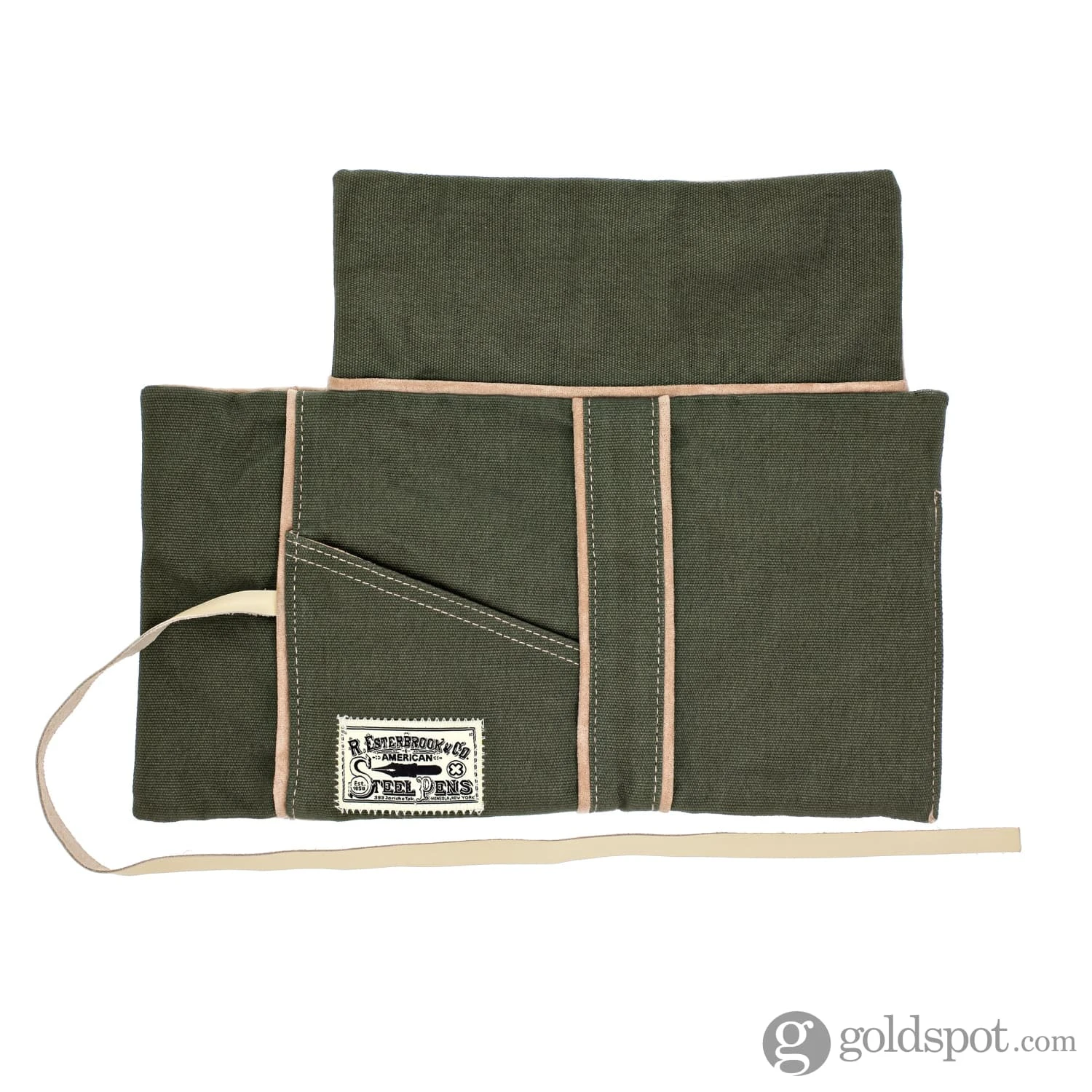 Esterbrook Pen Roll In Army Green 3 Esterbrook Pen Roll In Army Green - Image 3