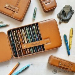 Esterbrook Six Pen Nook Case In British Tan -Pen & Paper Store esterbrook six pen nook case in british tan 799
