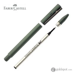 Faber-Castell Design Neo Slim Aluminum Rollerball Pen In Olive Green -Pen & Paper Store faber castell design neo slim aluminum rollerball pen in olive green 163