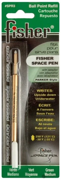 Fisher Space Ballpoint Pen Refill In Green -Pen & Paper Store fisher space ballpoint pen refill in green 429