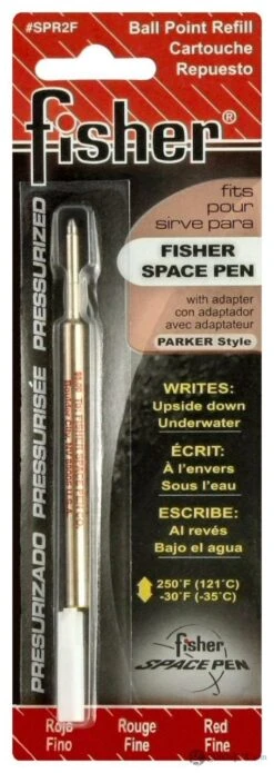 Fisher Space Ballpoint Pen Refill In Red -Pen & Paper Store fisher space ballpoint pen refill in red 811