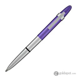Fisher Space Pen Bullet Ballpoint Pen With Clip In Chrome & Purple Passion -Pen & Paper Store fisher space pen bullet ballpoint with clip in chrome purple passion 318