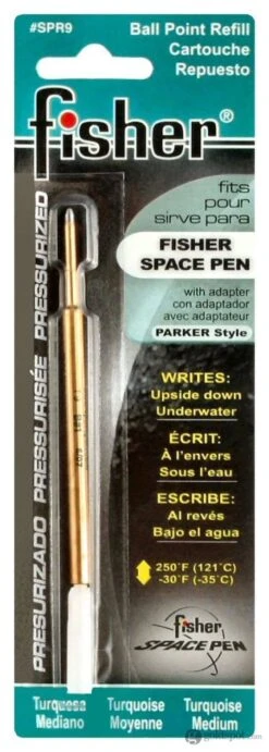 Fisher Space Universal Ballpoint Pen Refill In Turquoise - Medium Point 5 Fisher Space Universal Ballpoint Pen Refill In Turquoise - Medium Point -Pen & Paper Store fisher space universal ballpoint pen refill in turquoise medium point 465